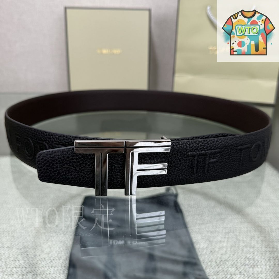 今日特価】Tom Ford ダブルフェイス レザーベルト - メルカリ