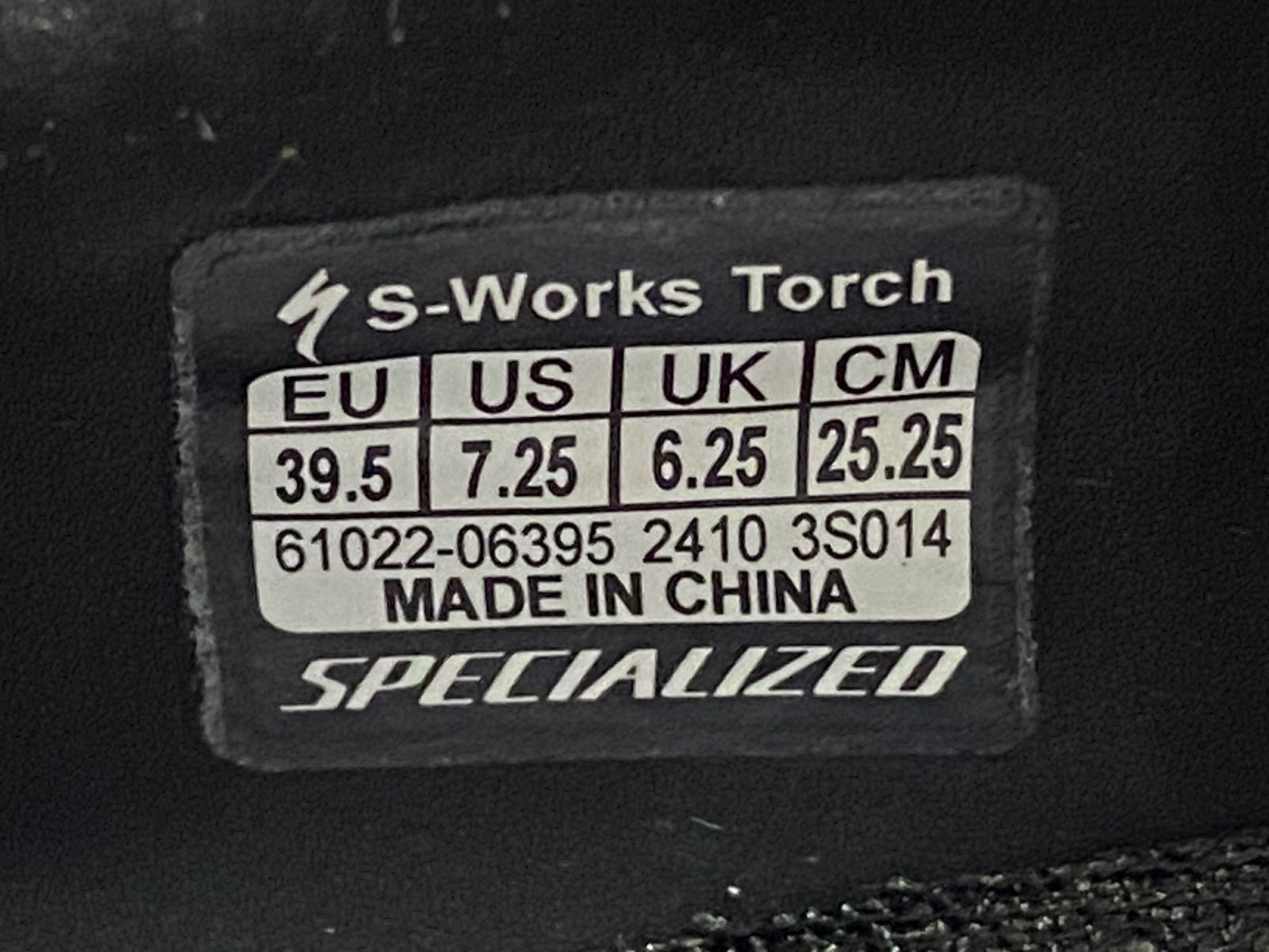 JM395 スペシャライズド SPECIALIZED エスワークス S-WORKS トーチ TORCH RD ビンディングシューズ 白 TEAM EU39.5 SPD-SL BRIGHTFACE_UK