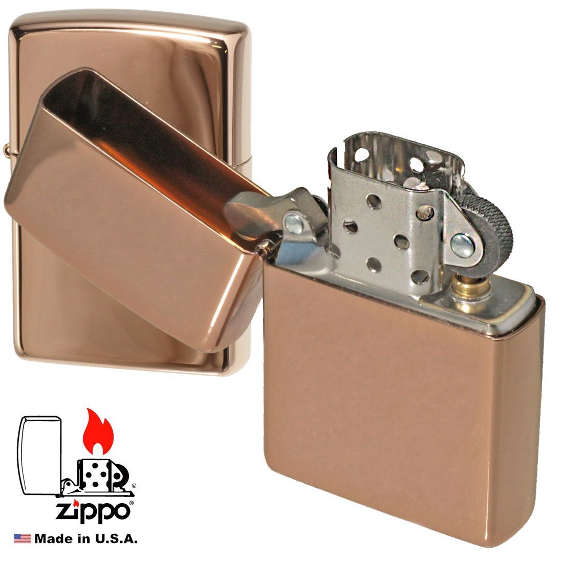ZIPPO(ジッポーライター) Rose Gold（ローズゴールド）ハイ