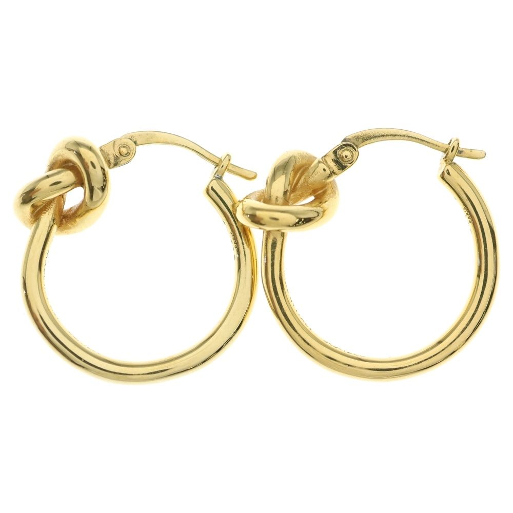 CELINE セリーヌ ノットピアス フープピアス イヤー ゴールド