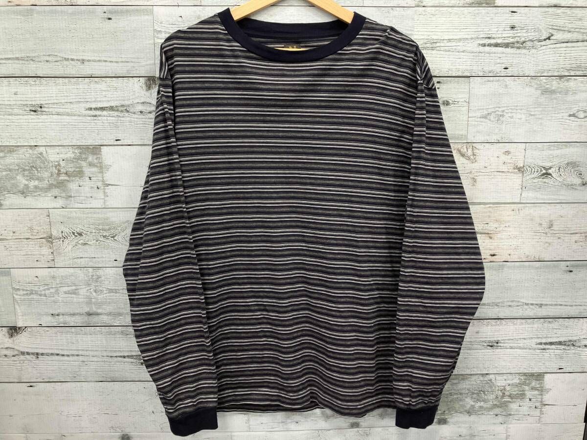 BATONER バトナー 24SS HIGH GAUGE BORDER CREW L/S BN-24SM-050 長袖T 