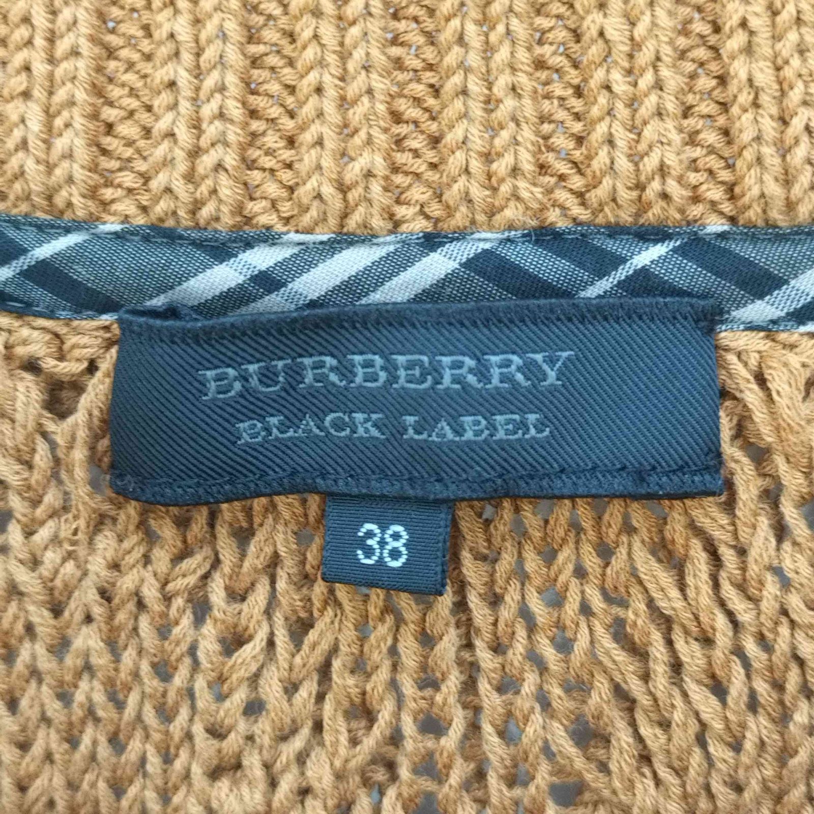 バーバリーブラックレーベル BURBERRY BLACK LABEL ロゴプレート