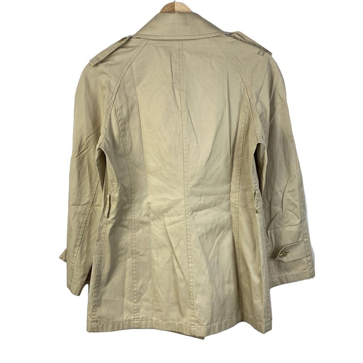 【美品】　バーバリー　トレンチコート ベージュ　サイズ38 BURBERRY バーバリー トレンチ コート レディース 秋 ショート