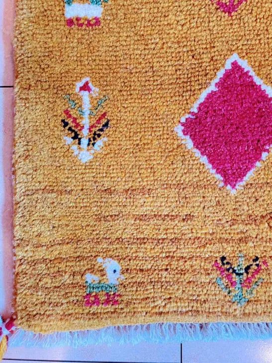 ペルシャ絨毯　ギャッベ　座布団　手織り　イラン(47) サヤンサヤン ギャッベ 座布団 イラン ギャベ ペルシャ 約