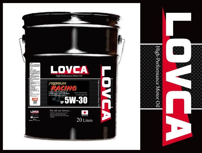 LOVCA PREMIUM-RACING 5W-30/20L SP 特殊減摩技術×エステル×PAO RACINGを超えた特別なレーシングオイルLSPI 対応 - メルカリ