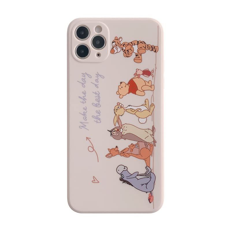 iphone7/8/SE2/SE3 スマホケース くまのプーさん iphone SE2 SE3 ハニー ホワイト アニメーション 可愛い プーさんティガー iphone 7 iphone 8 シリカゲル 柔らかい殻 可愛い 創意 傷つき防止 薄型