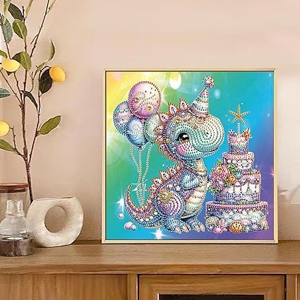 JISHSHAY ダイヤモンドアート 特殊形状 ラインストーン 30x30cm