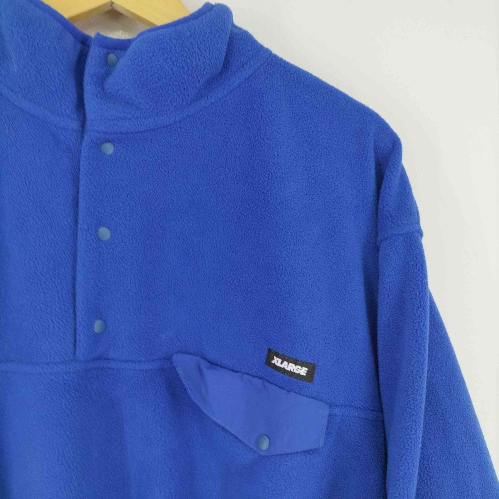 エクストララージ XLARGE BUTTON-UP FLEECE PULLOVER フリース