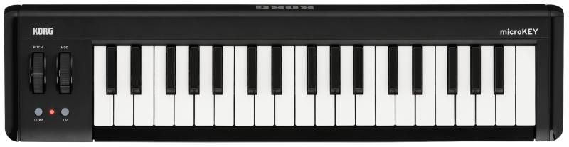 KORG コルグ MIDIキーボード microKEY2 マイクロキー DTM|37鍵盤|コントローラー|USB|パスパワー|プラグイン付属 MICROKEY2-37