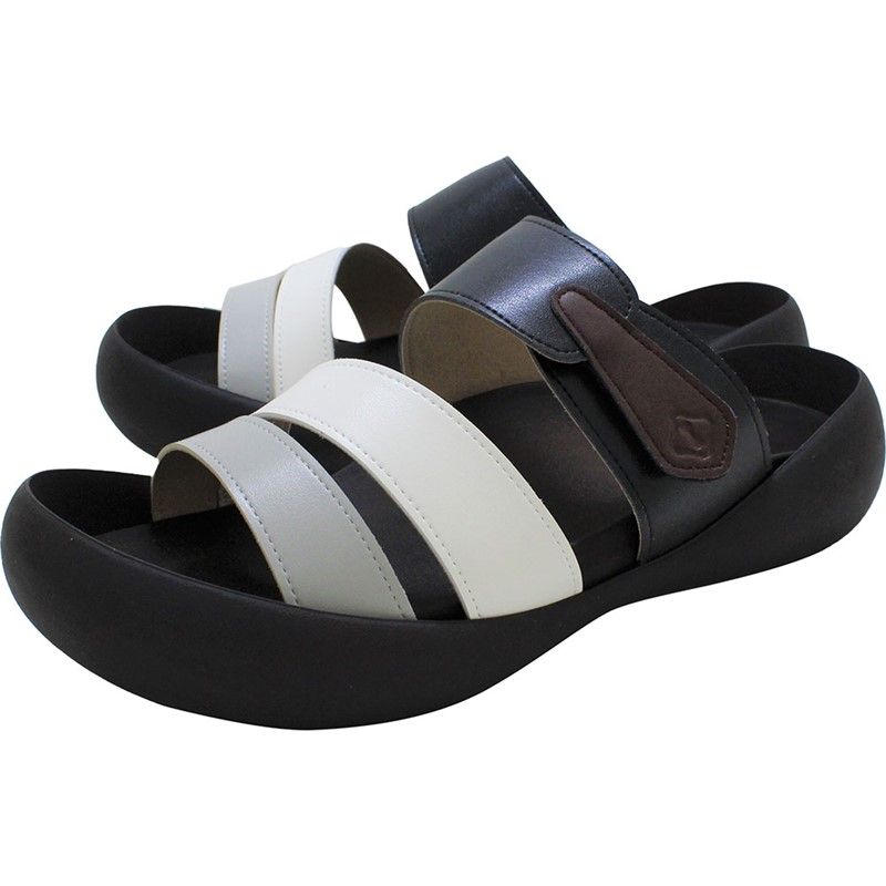 regettacanoe リゲッタカヌー スリーストラップサンダル カジュアルサンダル cjmb2500a-mon モノクロ