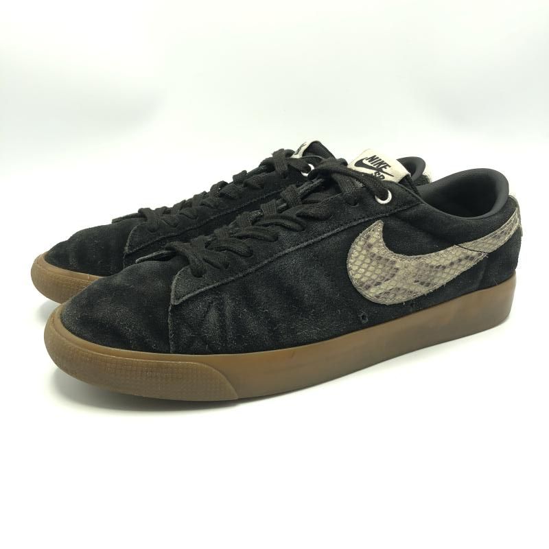 【中古】Wacko Maria × NIKE SB Blazer Low Black スニーカー 27cm DA7257-001 ブラック ワコマリア ナイキ[10][240010476183] 中古】Wacko Maria × NIKE SB Blazer Low Black スニーカー 27cm