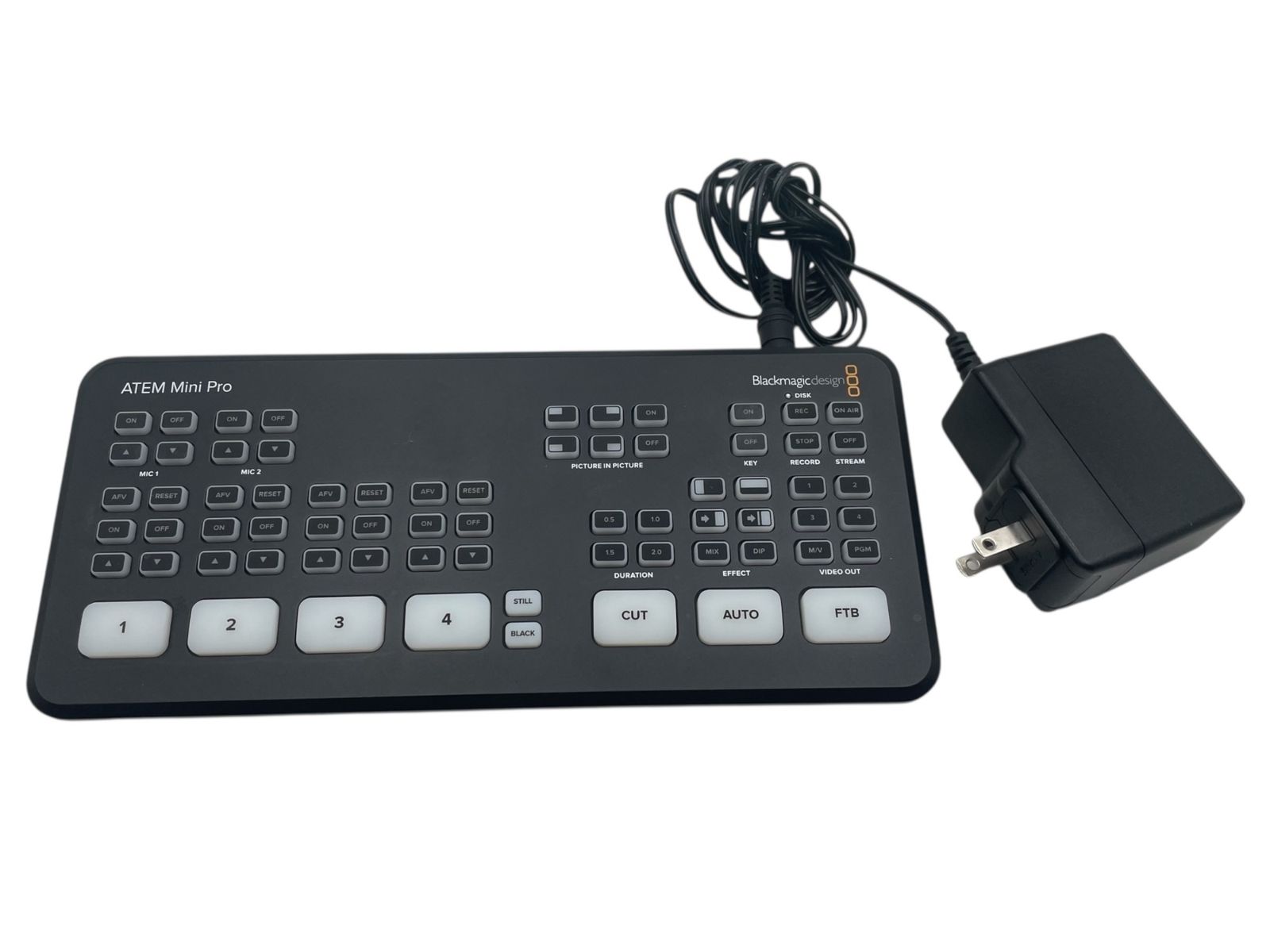 Blackmagicdesign ATEM Mini Pro HDMIスイッチャー 電源アダプター付属 通電 済み 動作良好 配信機材