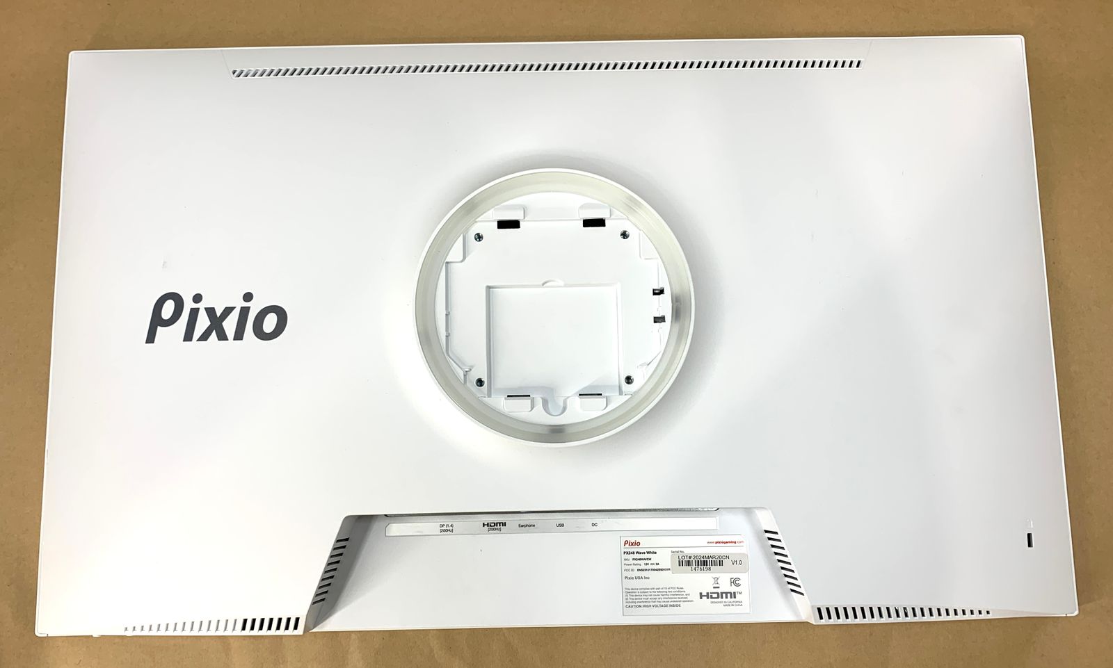 新品未開封　Pixio PX248 200Hz ホワイト Pixio ピクシオ PX248 Wave / ホワイト [PX248WAVE W-O] 23.8インチ