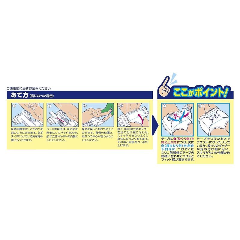 簡単テープ 止めタイプ横モレ防止