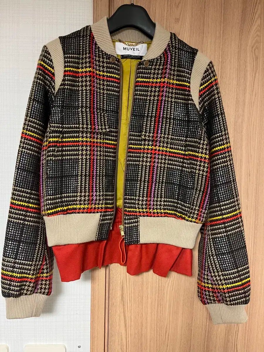 ミシェルマカロン ミシェマカ シャーリングチェックミニワンピース