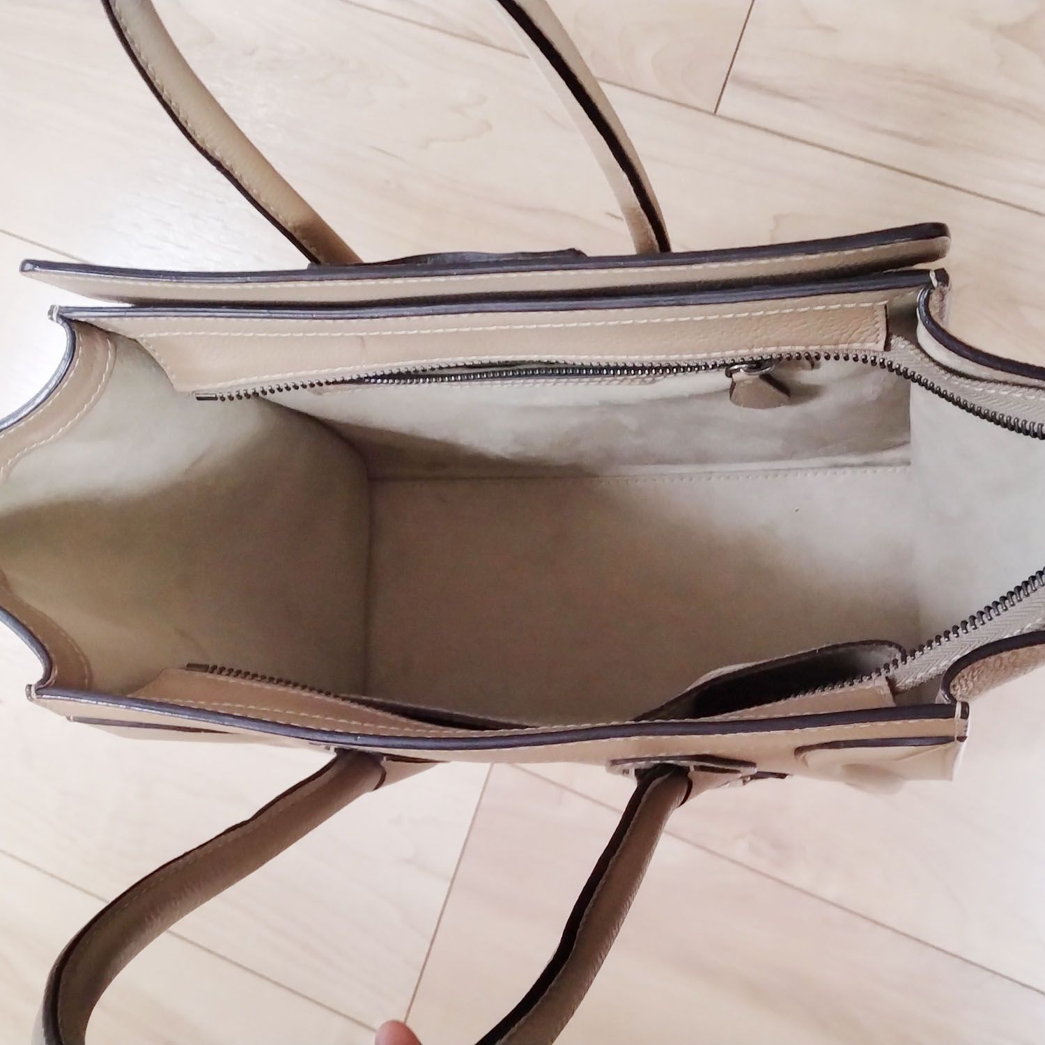 美品】セリーヌ ラゲージマイクロショッパー ハンドバッグ