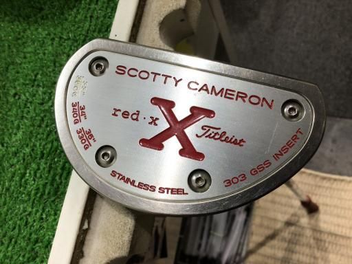タイトリスト SCOTTY CAMERON RED X 34インチ パター PT スチール フレックスその他 メンズ 男性用 右利き 右用 Cランク ゴルフクラブ