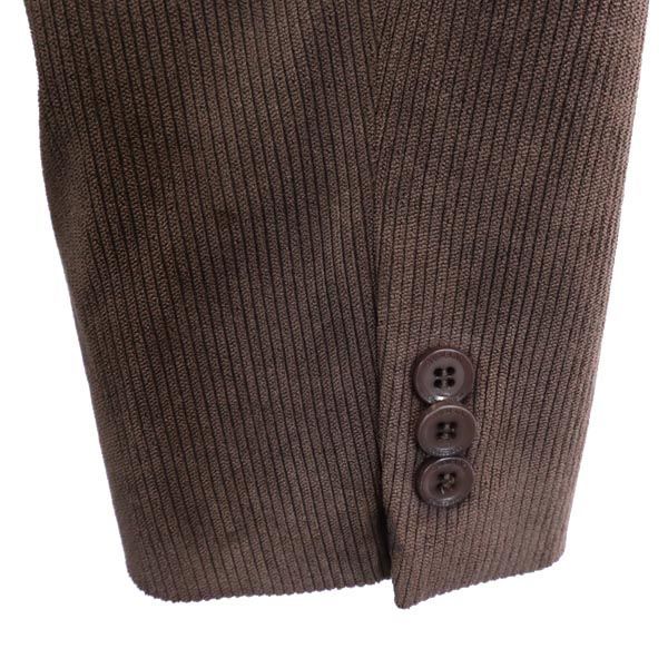 アルマーニ コーディロイ テーラードジャケット ブラウン ARMANI