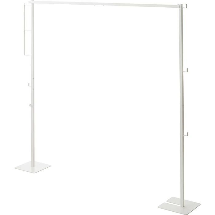 山崎実業 折り畳み室内物干し tower 公式 タワー 室内干し 部屋干し 一時干し 洗濯物干し ランドリー 布団干し おりたたみ 花粉 黄砂 対策 ホワイト 6619