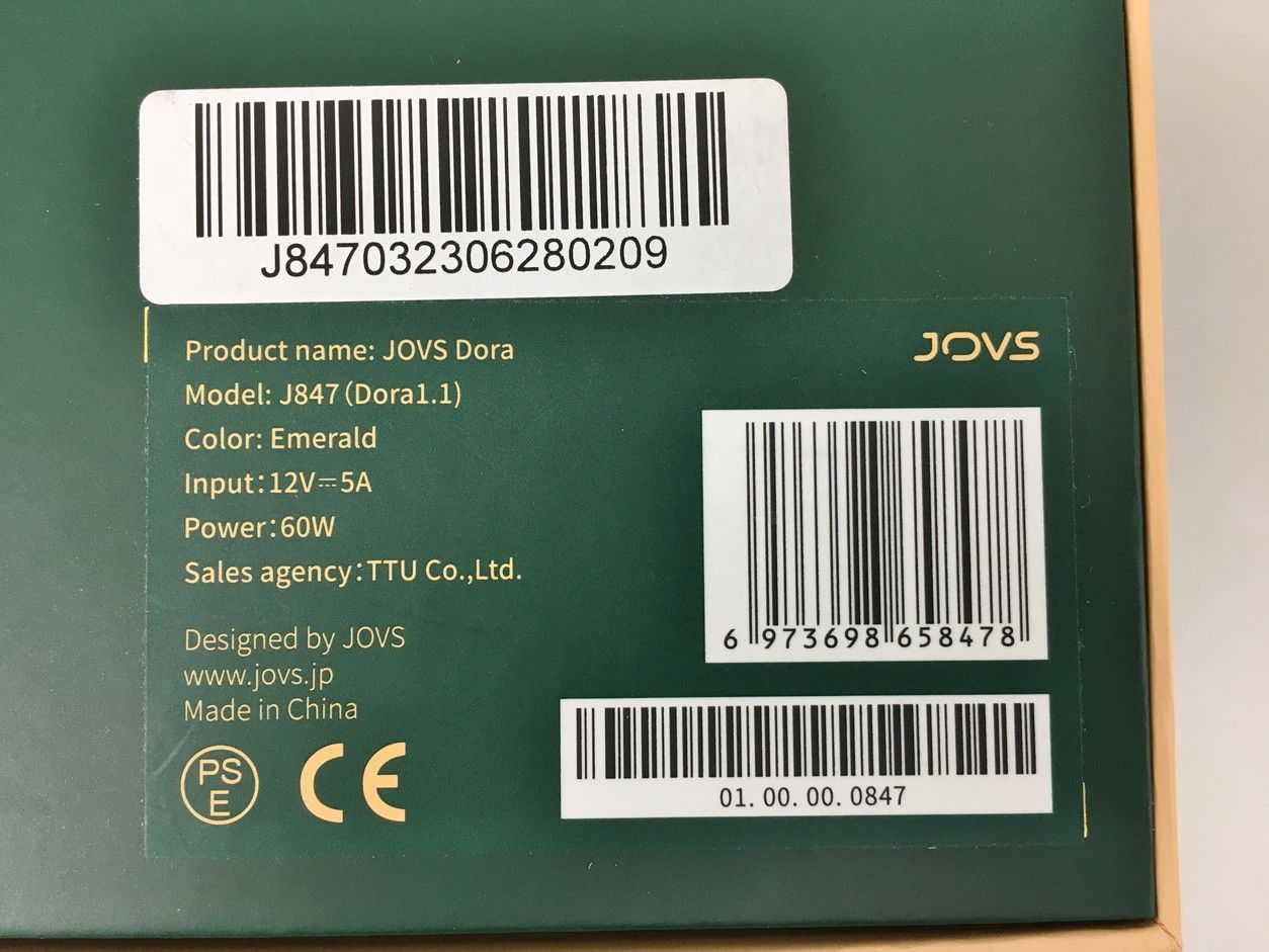 美容/健康 ジョブス 理美容家電 JOVS Dora J847 A943 （Dora1.1） JOVS