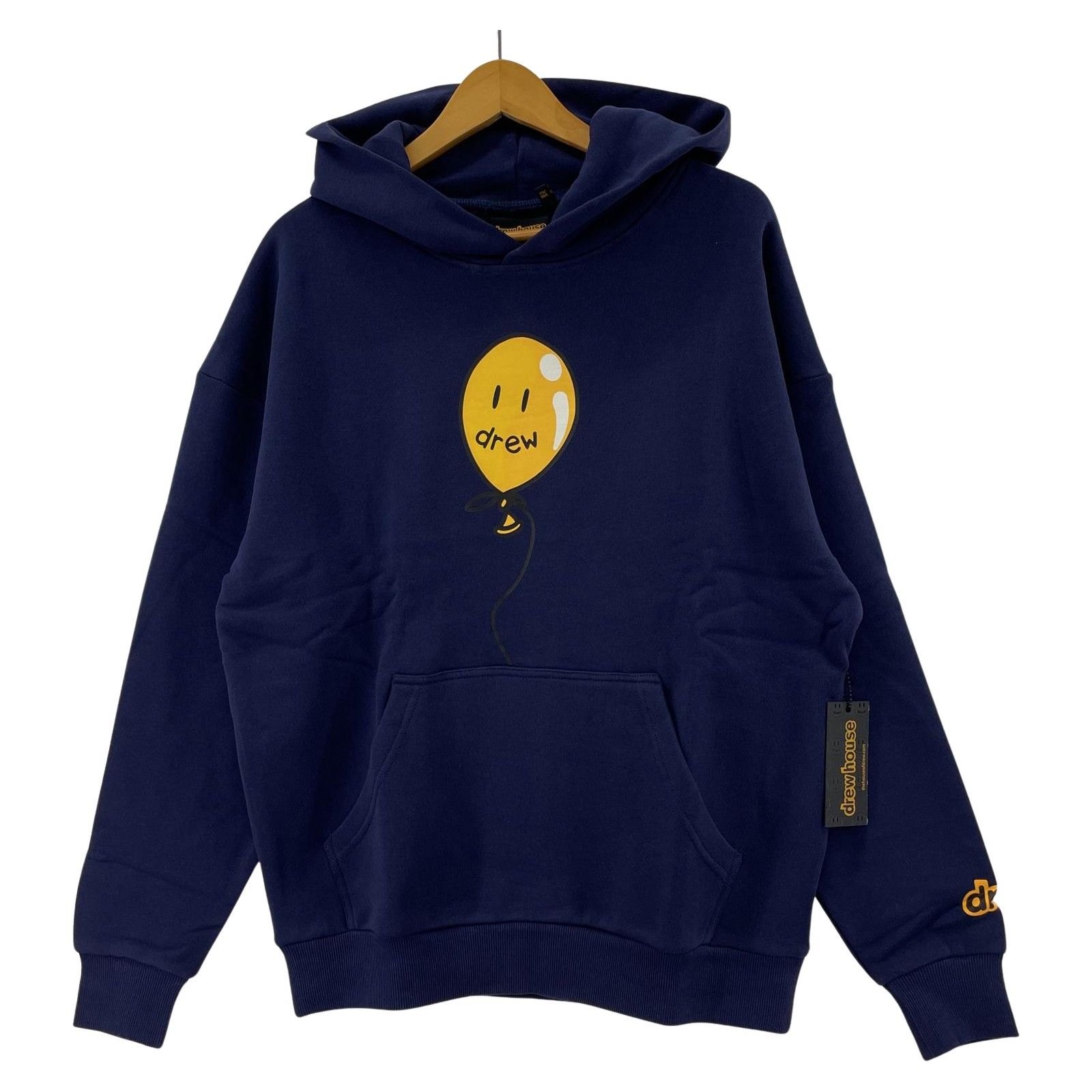 新品 drew house ドリューハウス 裏起毛 プルオーバーパーカー sizeS  