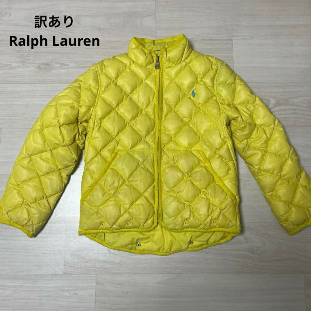 訳あり Ralph Lauren ラルフローレン イエロー ダウンコート 6 - メルカリ