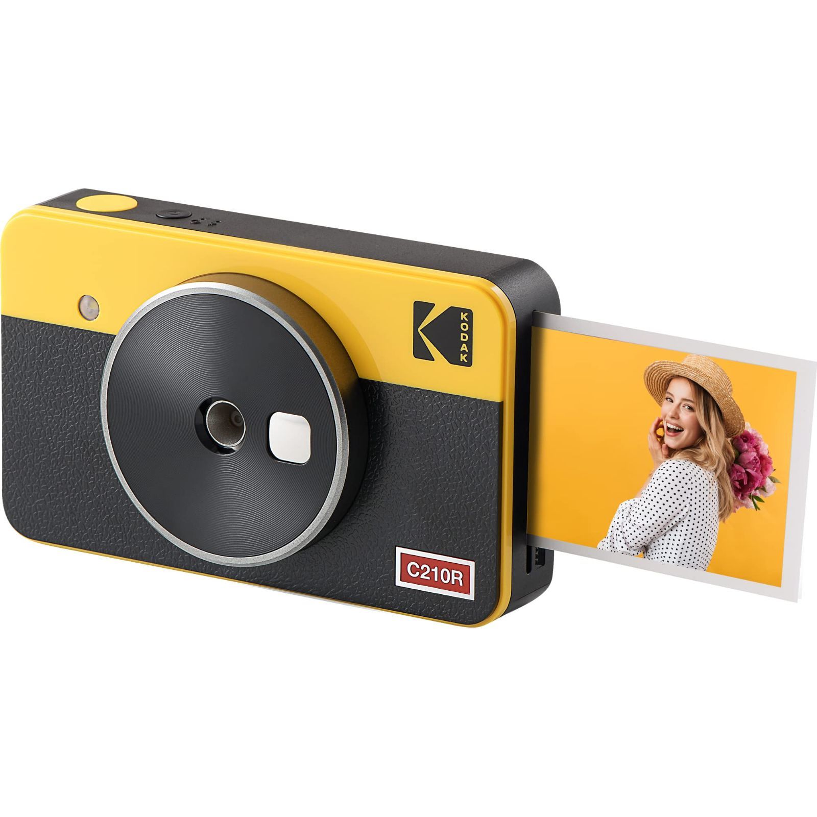 色: イエロー】コダック（Kodak）Mini Shot 2レトロ インスタン - メルカリ