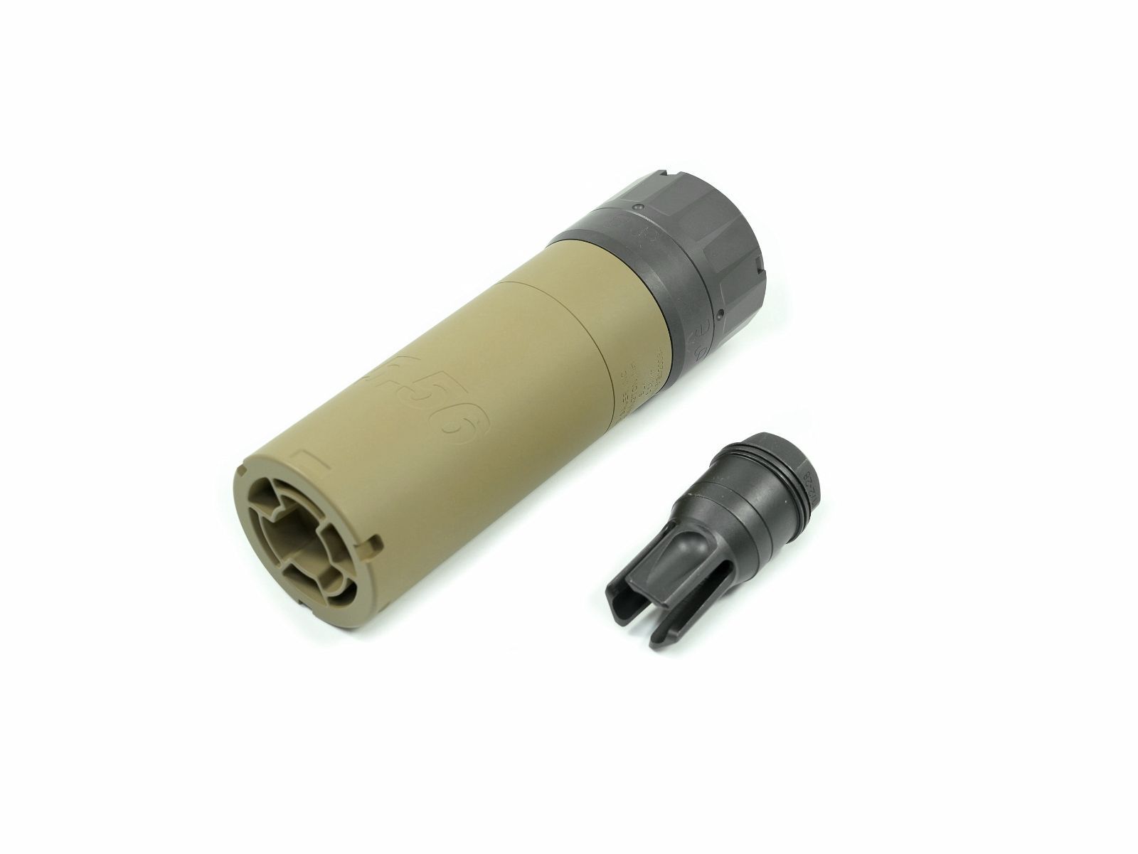 SIG SLX 556-QDタイプ トイガン用サイレンサー サプレッサー-フラッシュハイダーセット ハイクオリティレプリカ DE