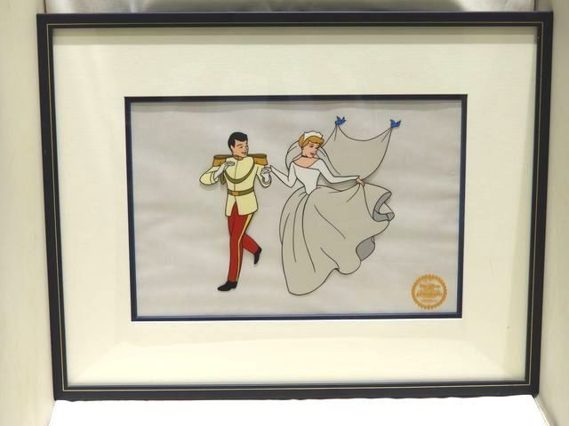 美品 ウォルトディズニー シンデレラ セリグラフ セル画