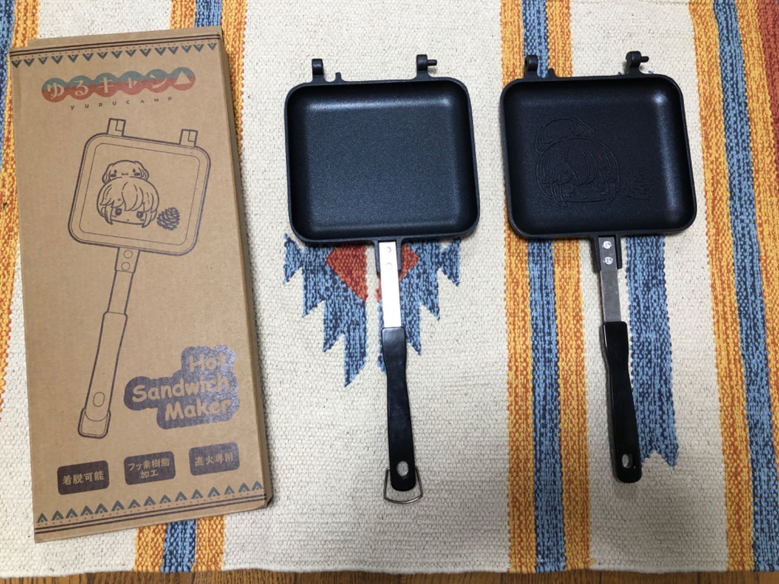 メルカリshops ゆるキャン 志摩リン シナモロール ホットサンドメーカー Aporito限定