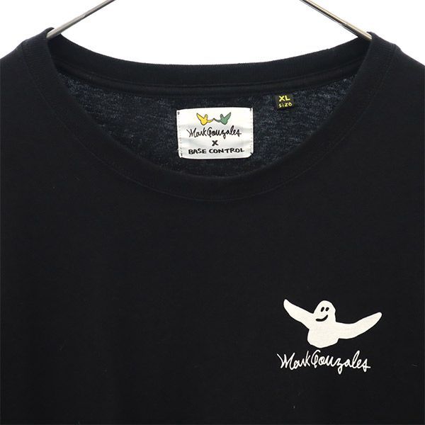 マークゴンザレス ベースコントロールコラボ プリント 長袖 Tシャツ XL