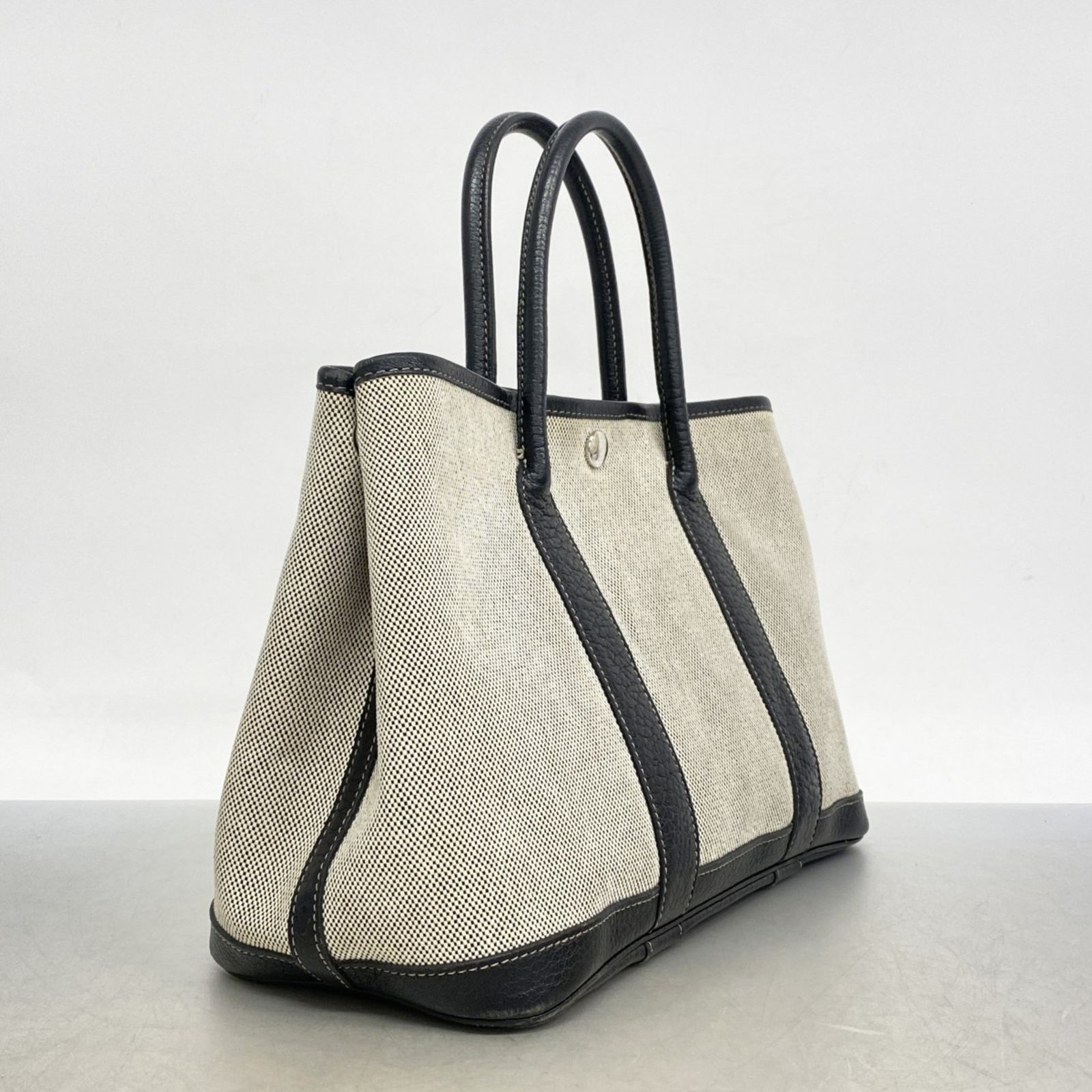 エルメス Hermes エルメス トートバッグ ガーデンTPMボルデュックリボン トワルアッシュ ブラック レディース P1435176