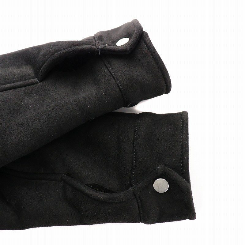 Zara ボアジャケット　スエード調　ブラック　美品 楽天市場】【中古】ザラ ZARA フェイクスエード ジャケット 裏