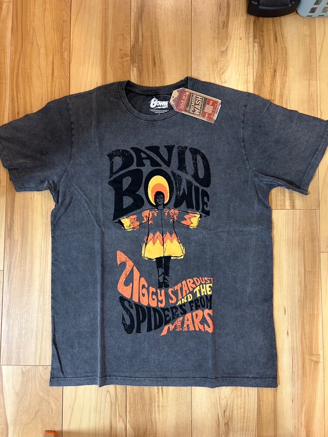 David Bowie Stone Wash T-Shirt : Ziggy Stardust - メルカリ