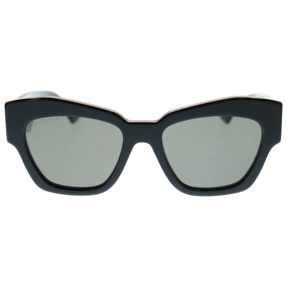 GUCCI グッチ GG ロゴ サングラス キャッツアイ ブラックフレーム ブラックレンズ セルロイド GG1422S