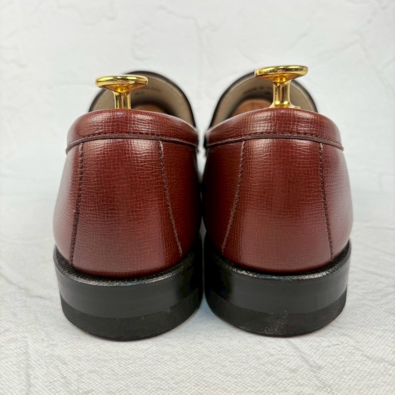 美品】REGAL リーガル コブラヴァンプ ローファー シボ革 茶 26