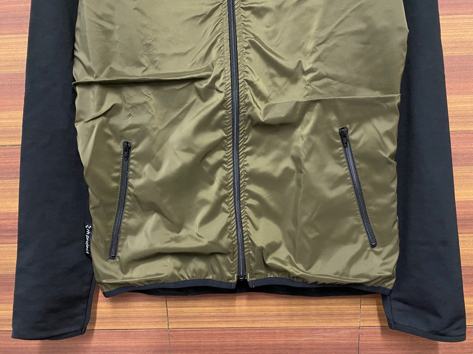 IP607 リンプロジェクト rin project SOLOTEXジャージ カーキ黒 S