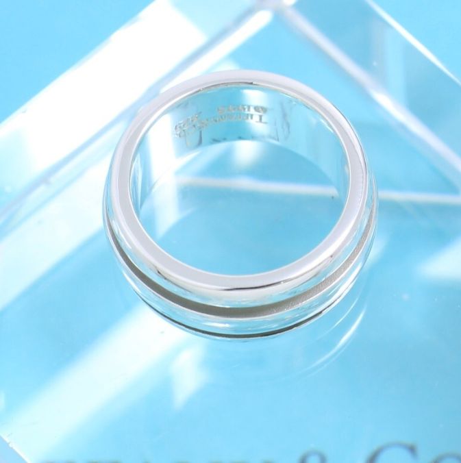 ティファニー TIFFANY 11.5号 グルーブド ダブル リング 良品 - メルカリ