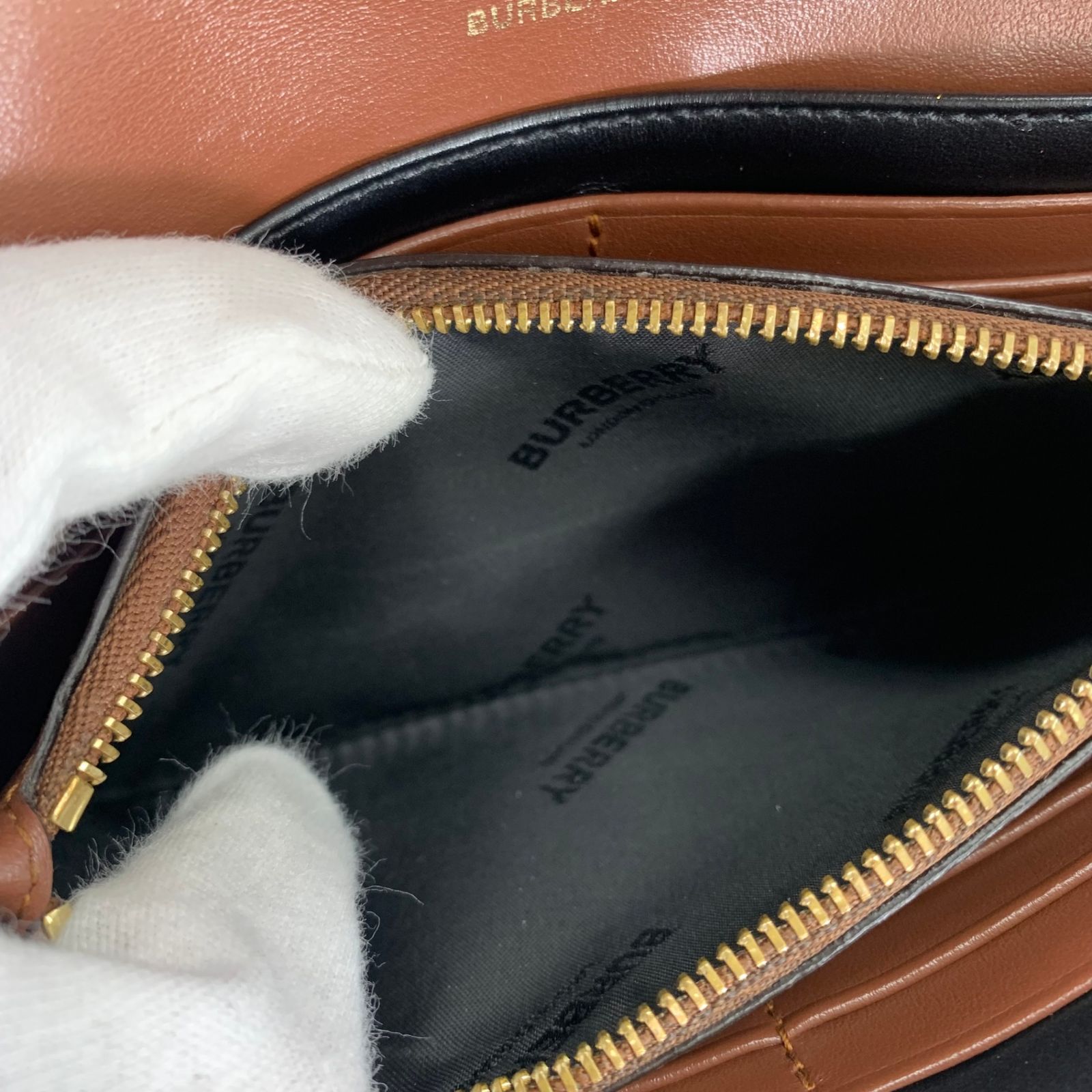 BURBERRY バーバリー TB MONOGRAM フラップ 長財布 二つ折り