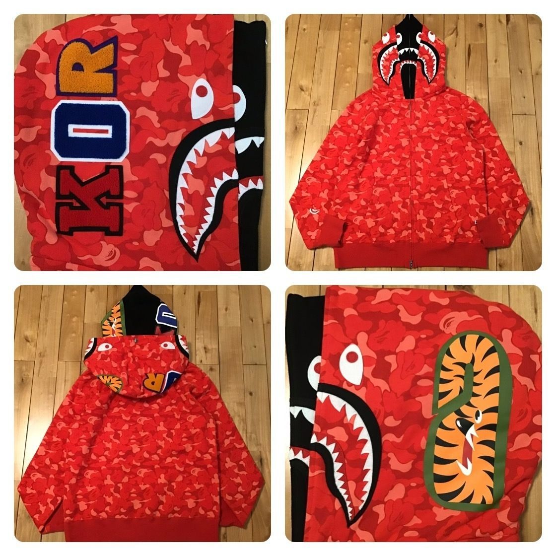 APE BAPE KAWS DOUBLE シャークパーカー　SHARK XL APE BAPE KAWS DOUBLE シャークパーカーSHARK XL