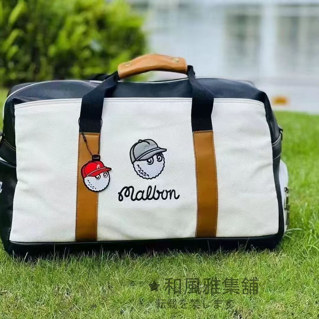 Malbon Golf マルボンゴルフ ボストンバッグ 大容量 防水 耐摩耗