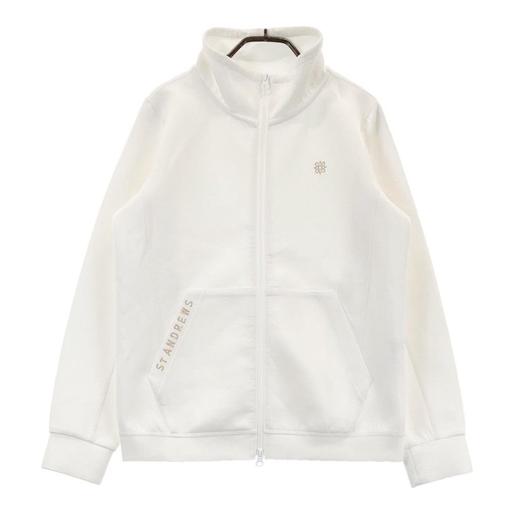 サイズ：M ST ANDREWS セントアンドリュース  ジップ ジャケット  ホワイト系 [240101368305] ゴルフウェア レディース ストスト