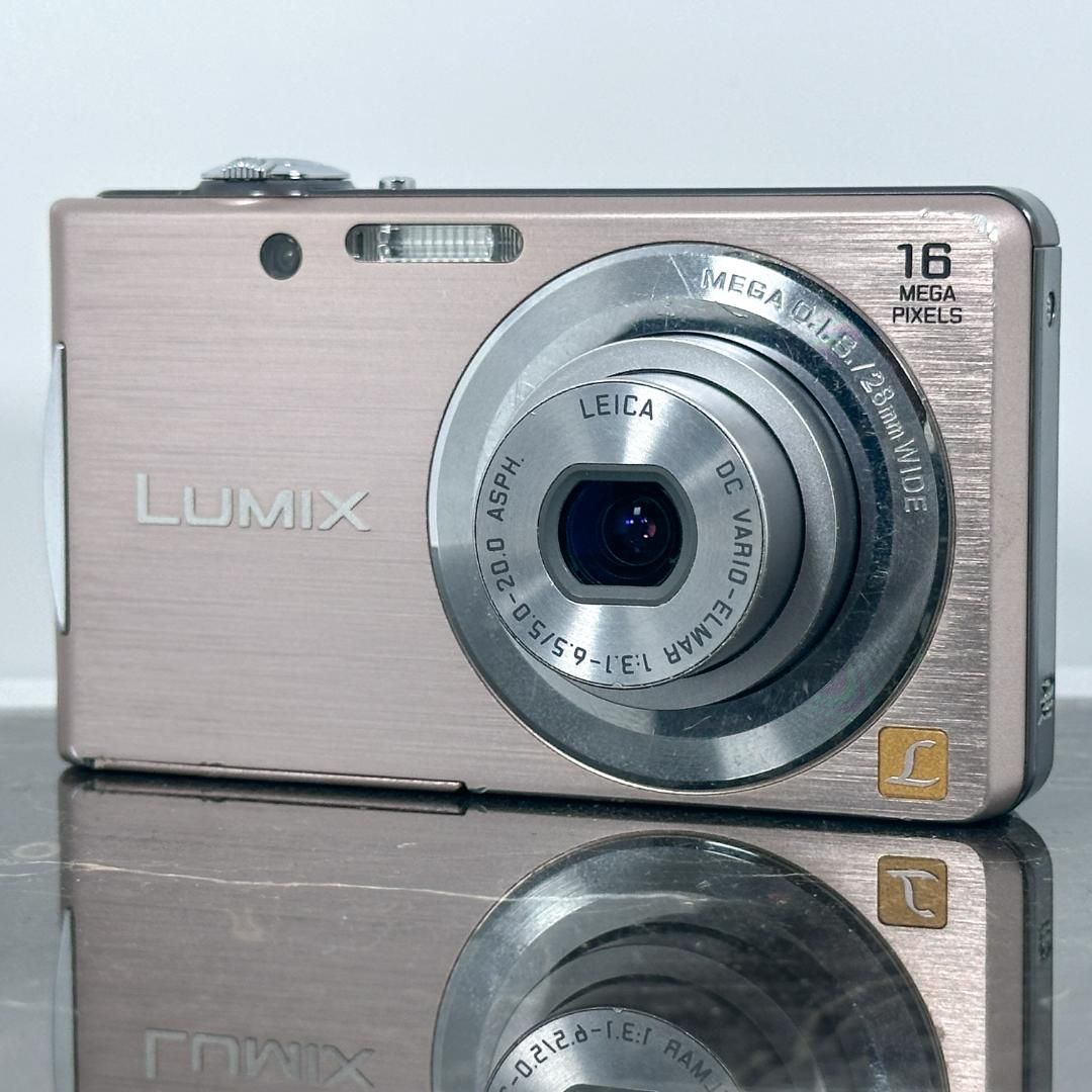 Panasonic LUMIX DMC-FH5 ピンクゴールド パナソニック ルミックス デジタルカメラ コンデジ コンパクトデジカメ カメラ 動作品 広角28mm 光学4倍ズーム スリム 軽量モデル 感カラー 人気モデル