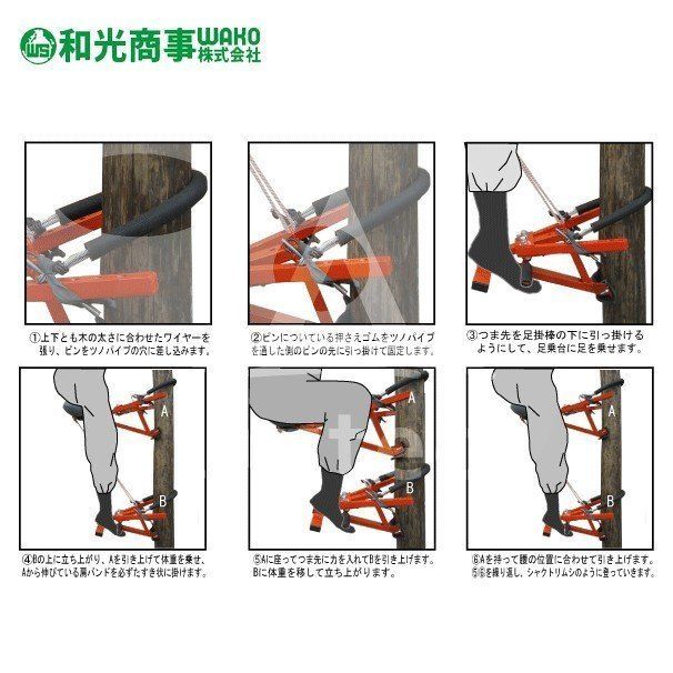 木登り器 与作
