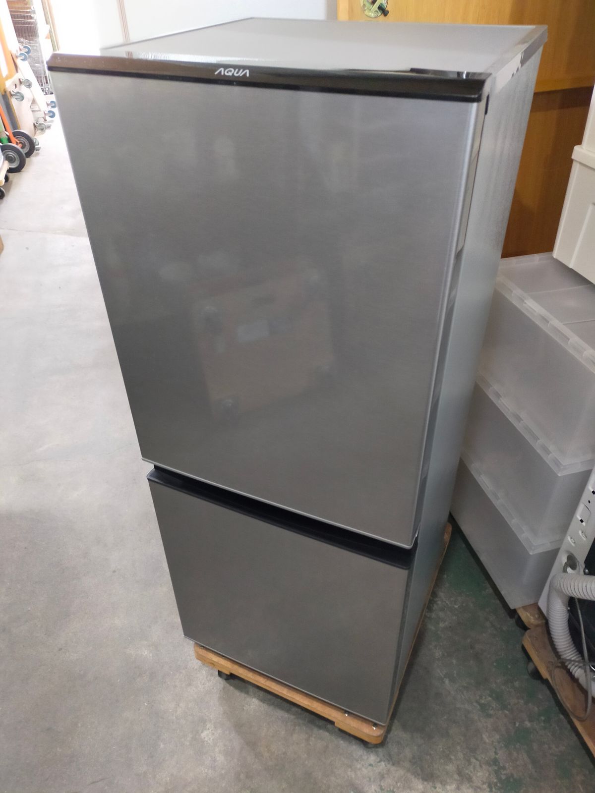 冷蔵庫 アクア AQR-J13M-S 126L