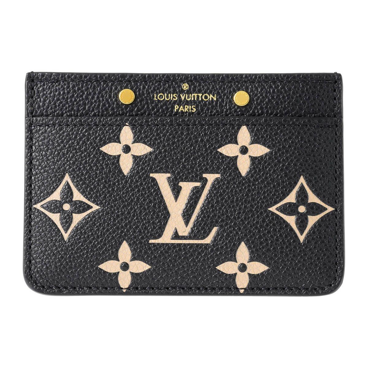 ルイヴィトン Louis Vuitton カードケース ポルト カルト サーンプル ノワール|ベージュ