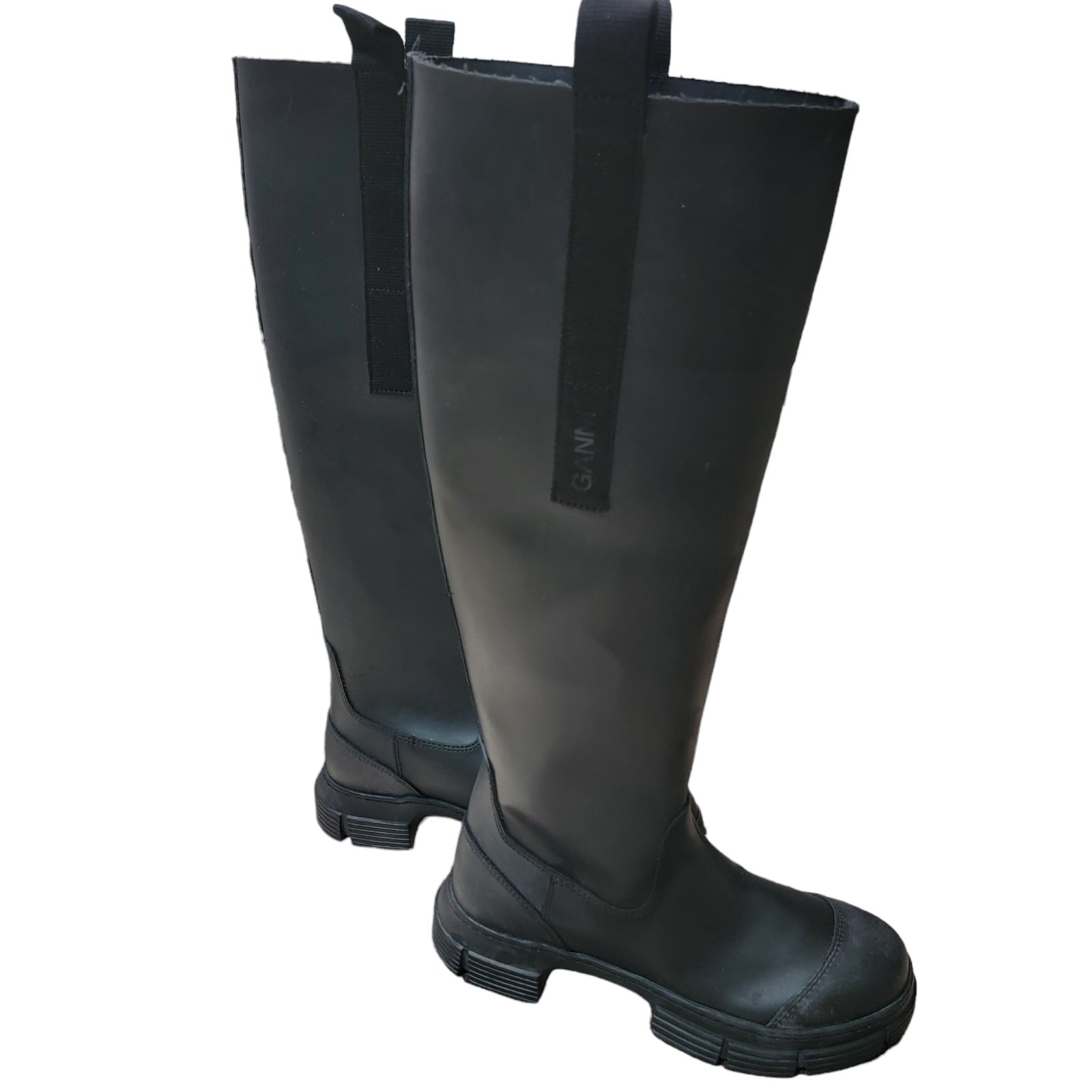 新品】税込46,200円 23AW ガニー GANNI ロングブーツ Recycled