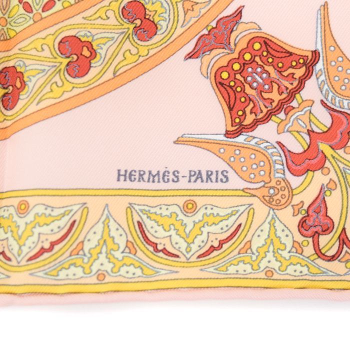 エルメス HERMES スカーフ カレ 45 プチカレ ガブロッシュ シルク 100