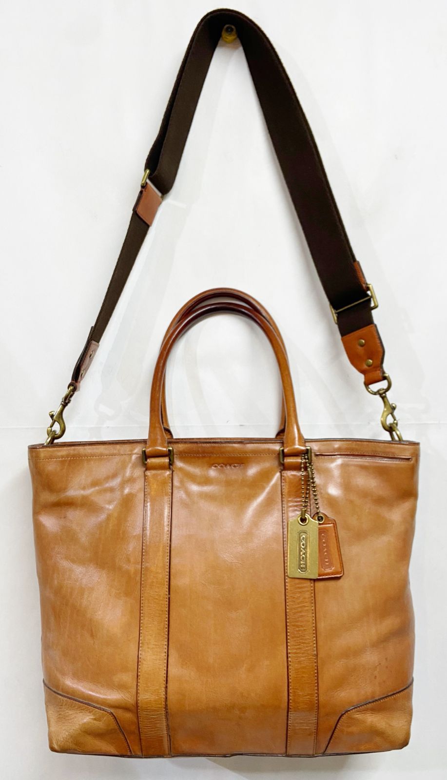 COACH コーチ トートバッグ 2way レガシー ブリーカー 　ショルダー COACH コーチ ブリーカーレガシー レザートートバッグ 2WAY