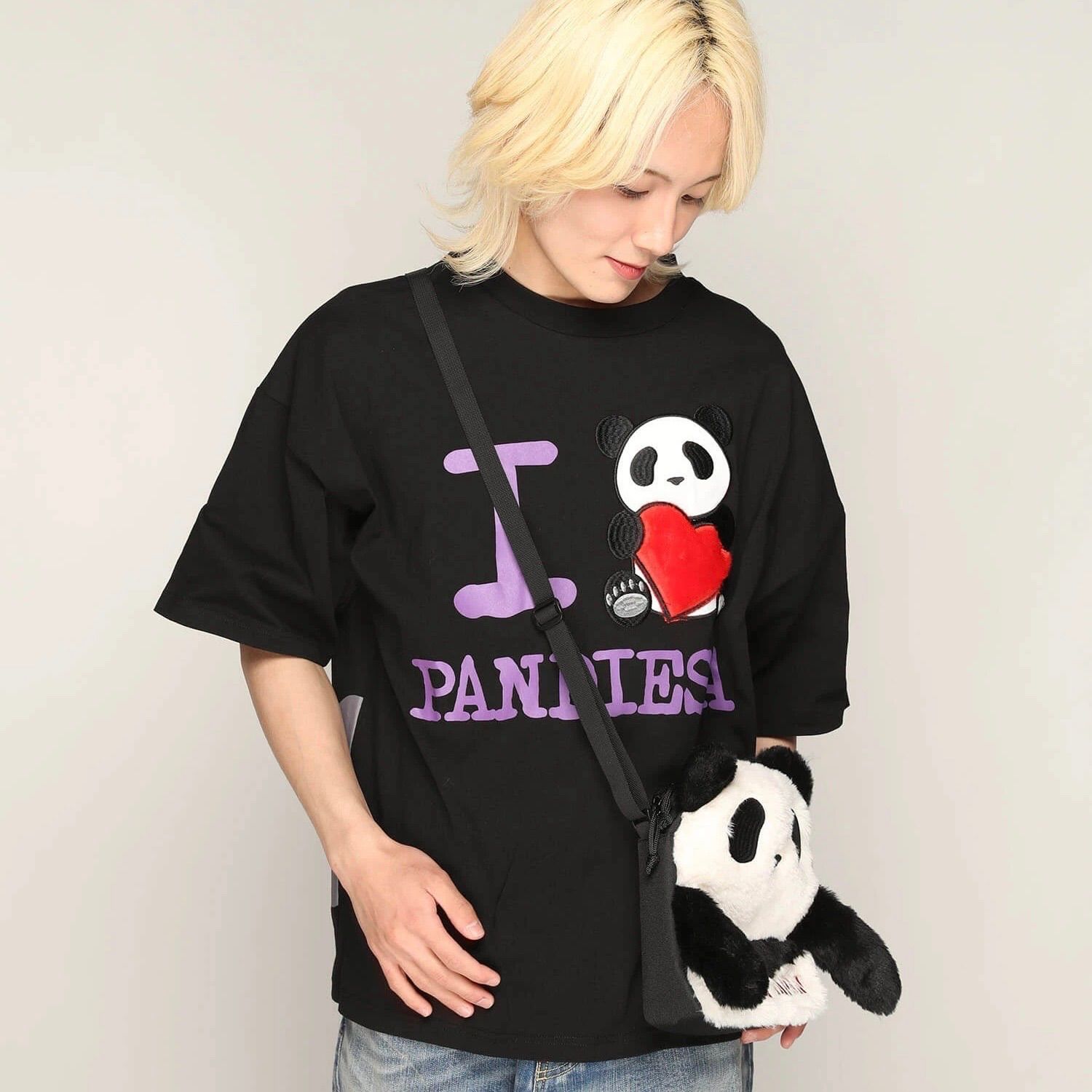 パンダLOVE！ PANDIESTA/パンディエスタ】I LOVE PANDIESTA Tシャツ 半袖